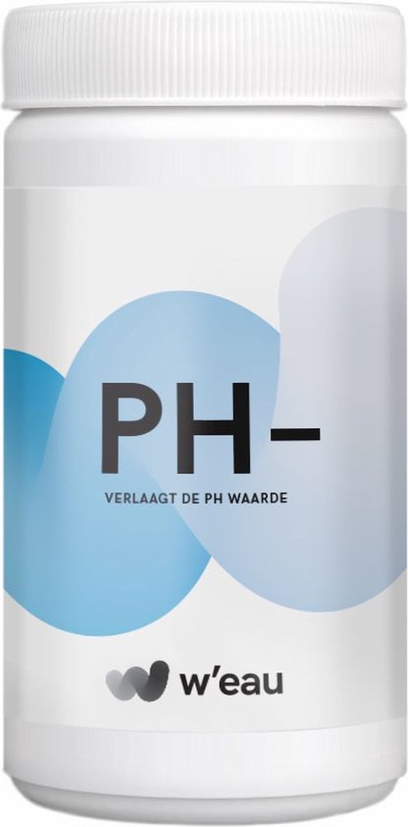 Weau pH minus poeder voor zwembaden en spa